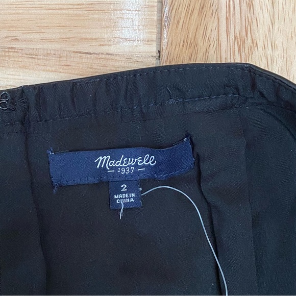 MADEWELL Red Buffalo Check Gamine Plaid Wool Blend Mini Skirt Size 2 - Picture 9 of 12